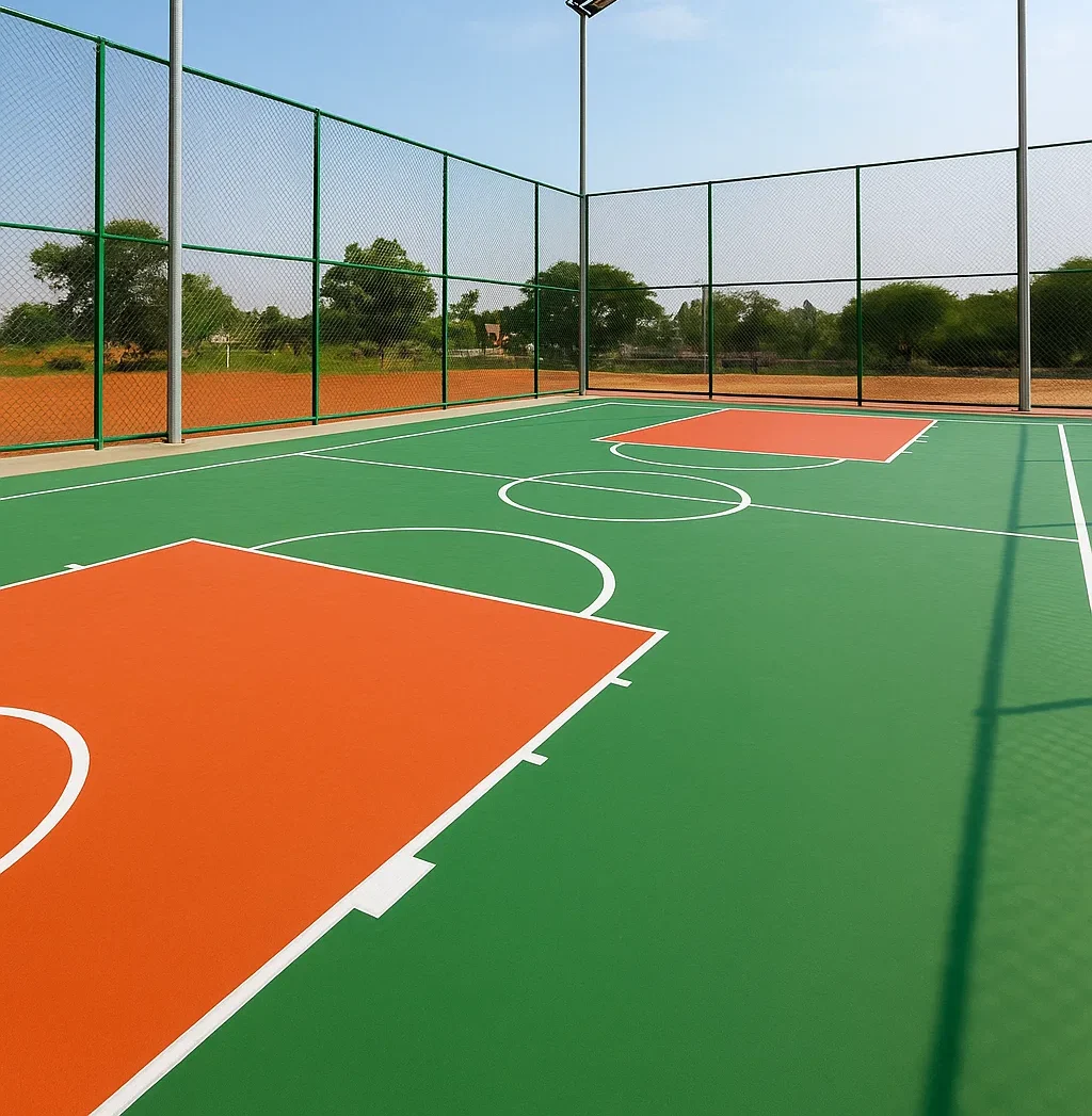 4. Fencing & Lighting Setup